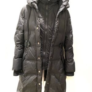 Grey DKNY Puffer Coat Large